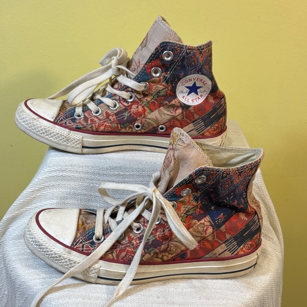 RARE Converse Patchwork High-Top Sneakers
